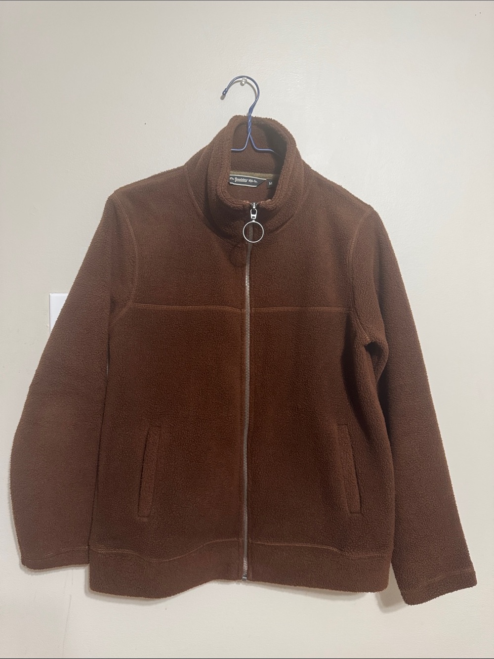 Fits like S Brown Sherpa Full-Zip Jacket